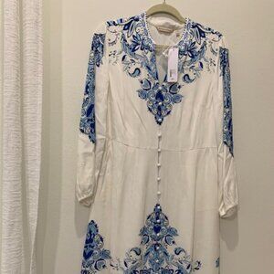 Soft Surroundings Louise Midi Dress Size Small